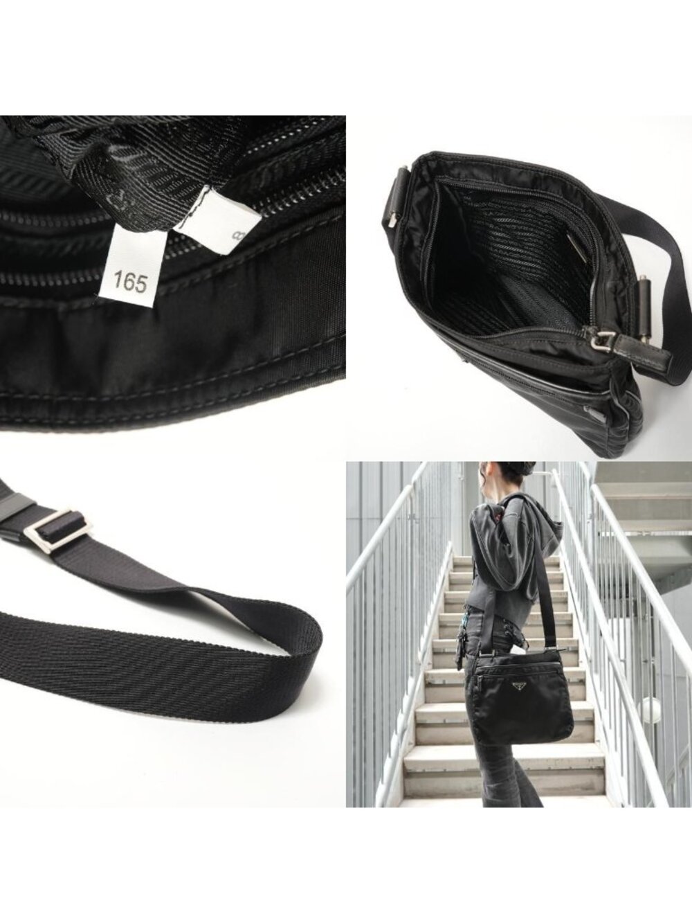 Prada Shoulder Bag Triangle Logo - Picture 10 of 10